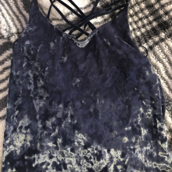 Velvet blue American eagle tank top - Picture 1 of 2